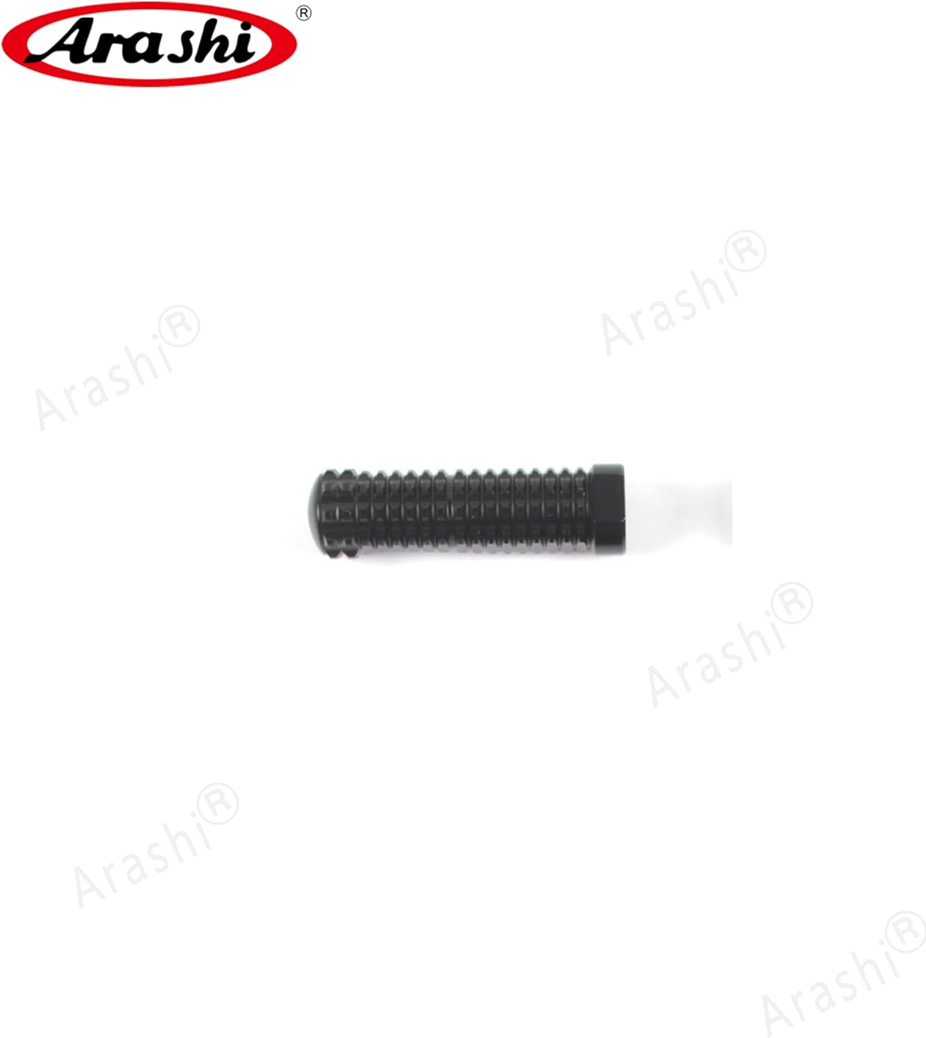 Arashi Foot Pegs Universal for Arashi Adjustable Rearsets, Motorcycle footrests Replacement Accessories Spare Parts Black 1 Pair