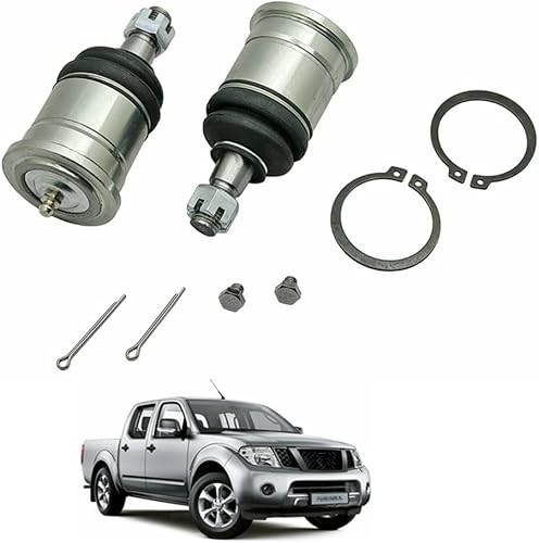 Par extendido elevador superior rótulas izquierda y derecha compatible con Nissan Navara Frontier D40 4WD modelo 2005-2014