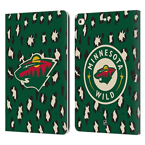 Coque iPad 9.7 Minnesota Wild housse portefeuille tablette Apple 2017 2018 NHL