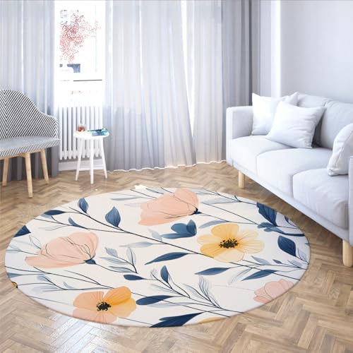 Tapis botanique intérieur à poil bas grand format de 240cm