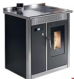 BRICOSOL Cocina DE PELLETS KLOVER Modelo Smart 80 INOX