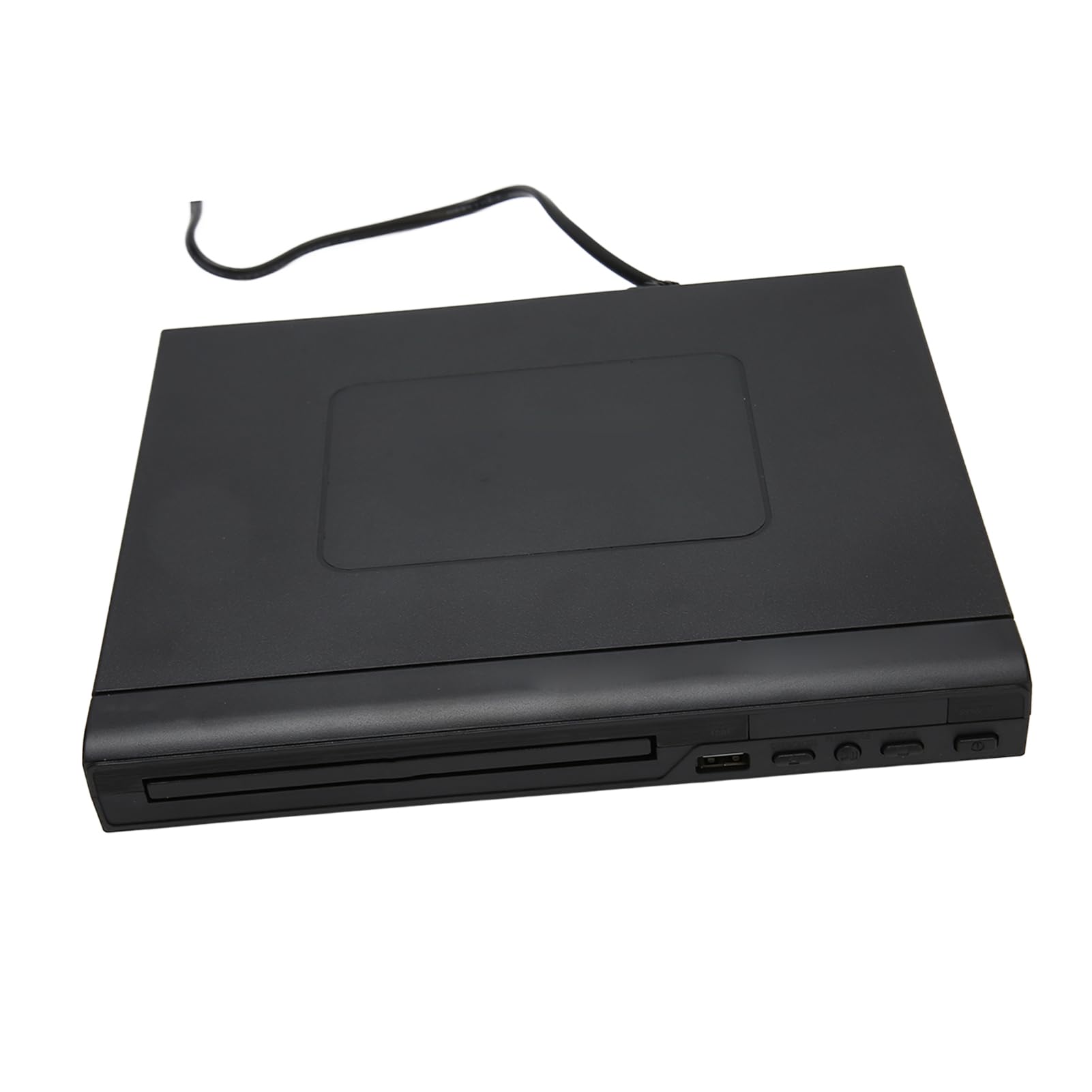 Mini Reproductor de DVD, Interfaz USB 2.0 110-240 V Reproductor de Vídeo CD Multilingüe con Cable para TV Doméstica (Enchufe de la UE)
