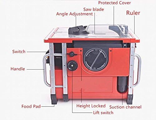 GOWE Woodworking Table Saw Wood Circular Saw 220-240v/50HZ Electric Saw 2500w