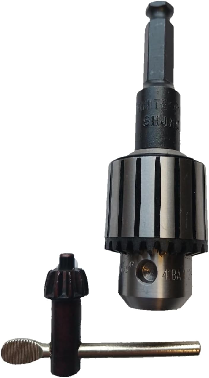 WHITE USA-3/8" CHUCK & KEY WITH 7/16" SHANK ADAPTER SHJAC1412