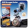 Auckly 【QC3.0+Sucker+Clip】 Car Phone Holder Wireless Charger,Qi 15W Fast Wireless Car Charger Automatic Sensor Phone Holder Vent Mount Compatible for iPhone 12 13 14 15 16 17 Pro Max Plus Mini 11 XS #4