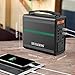 BEAUDENS Portable Power Station 166Wh/52000mAh Lithium Iron Phosphate Battery Solar Generator, 2000...