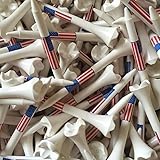 COLIBYOU 100 3 1/4' Pride Evolution American Flag USA Golf Tees White Wholesale
