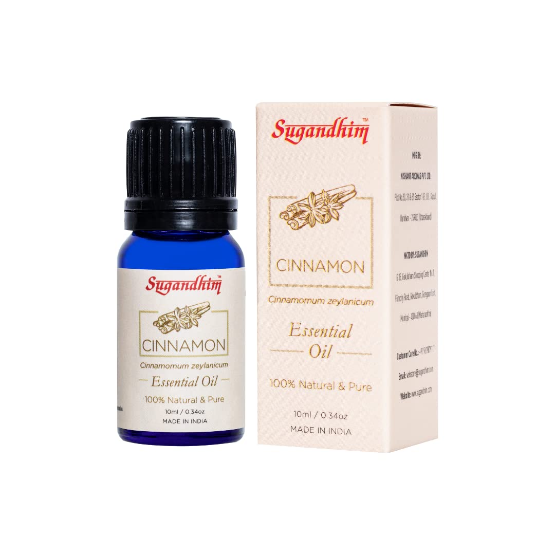 See full amazon price history chart for Sugandhim Cinnamon Essential Oil, 1 x 10ml, Steam Distilled, Aromatherapy, 100% Pure, Natural & Undiluted, Organic, Therapeutic Grade Oil, Aroma Diffuser, Improves Digestion, Vaporizer, Made In India Sugandhim Cinnamon Essential Oil, 1 x 10ml, Steam Distilled, Aromatherapy, 100% Pure, Natural & Undiluted, Organic, Therapeutic Grade Oil, Aroma Diffuser, Improves Digestion, Vaporizer, Made In India (B09D4268YP) Amazon Price History, Amazon Price Tracker