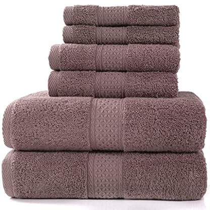 Handtuchset, 2 Badetücher, 2 Handtücher, 2 Waschlappen. Weiche Baumwolle, Saugfähige Badetücher, Duschtücher für…