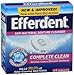 Efferdent Denture Cleanser Tablets Anti-Bacterial - 44 ct, Pack of 4