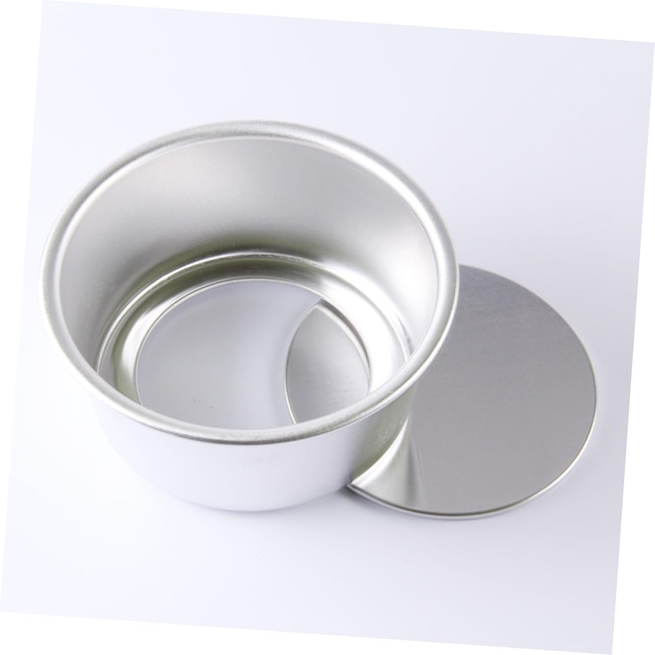 GALPADA 4 pezzi Teglie Torte Rotonde in Removibile Antiadherente Stampi Dolci per Forno per Cheesecake Mousse e Dolci Strati