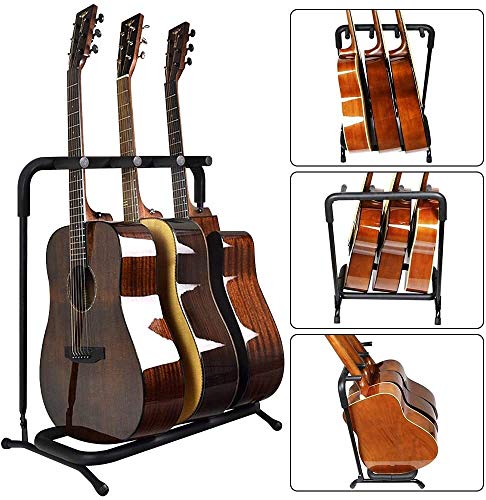Multi-Head Guitar Racks Guitare électrique en bois Folk Pipa 3 Ensembles de bassin de plancher à piano à piano à basses multi-positions - Les Beatles, Paul McCartney, John Lennon, RIngo Starr, George Harrison Multi-Head Guitar Racks Guitare électrique en bois Folk Pipa 3 Ensembles de bassin de plancher à piano à piano à basses multi-positions – Image 7