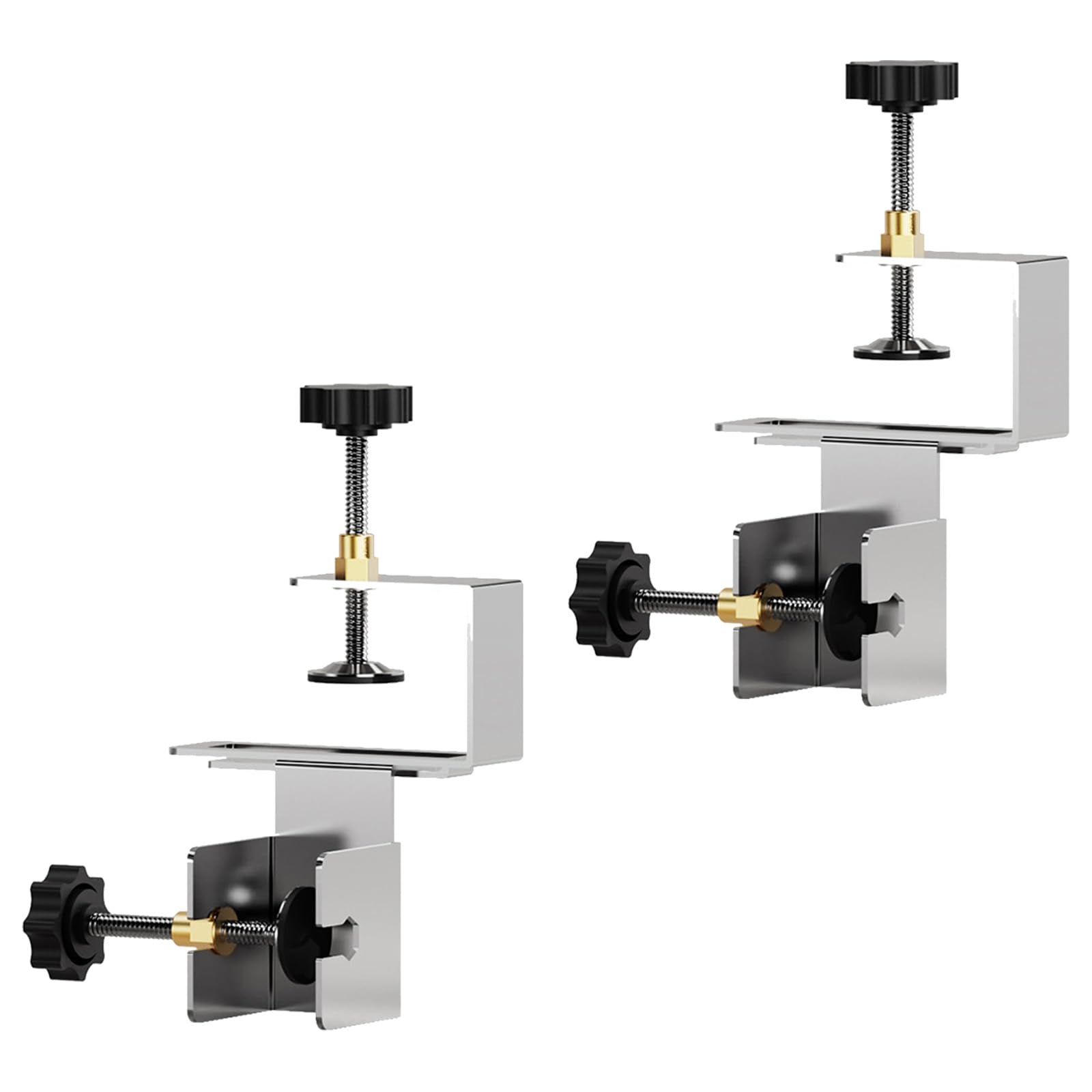 Limtula 2Pcs Alloy Steel Drawer Panel Clips Light Weight Woodworking Clamp Furniture Cabinet Installation Fixed Clamp Enduring Panel Clips