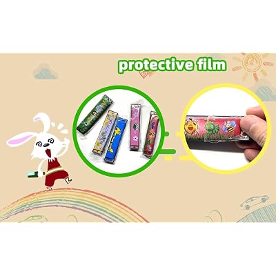 15Pcs Harmonica for Kids 16 Holes Musical Instrument, Return Gift Cartoon Double Row Harmonica Bulk Toy for Kids Party Favors Goodie Bags Stuffers & Operation Christmas Child Items