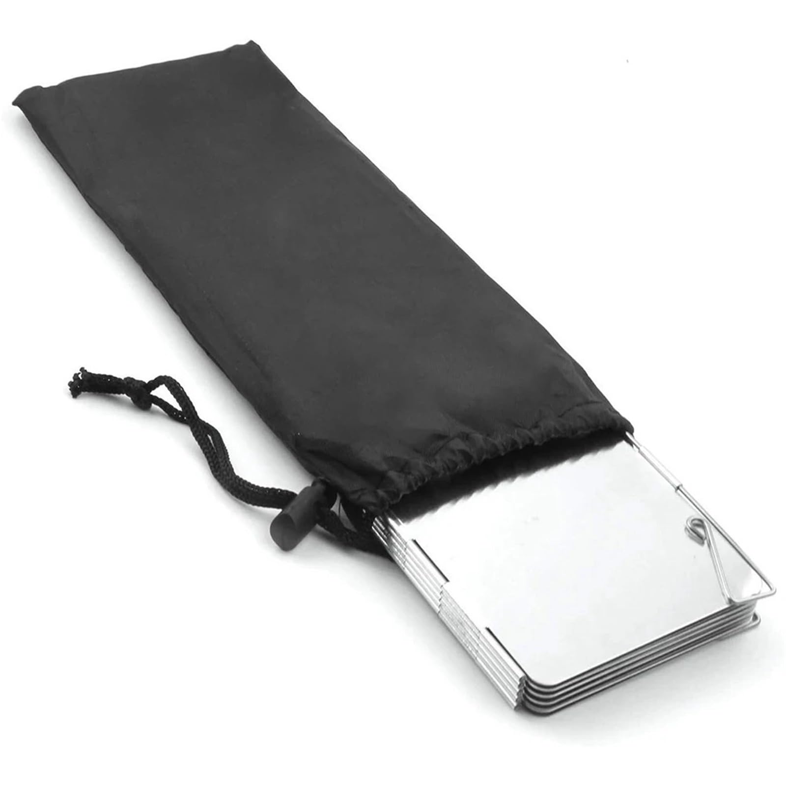 Parabrezza for fornello da campeggio in alluminio | 8 piatti da 26,4x9,5 pollici for cucinare da picnic in campeggio: blocco del vento pieghevole in alluminio