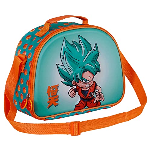 Dragon Ball Blue-3D Lunch Bag, Multicolour, 25.5 x 20 cm - Image 4