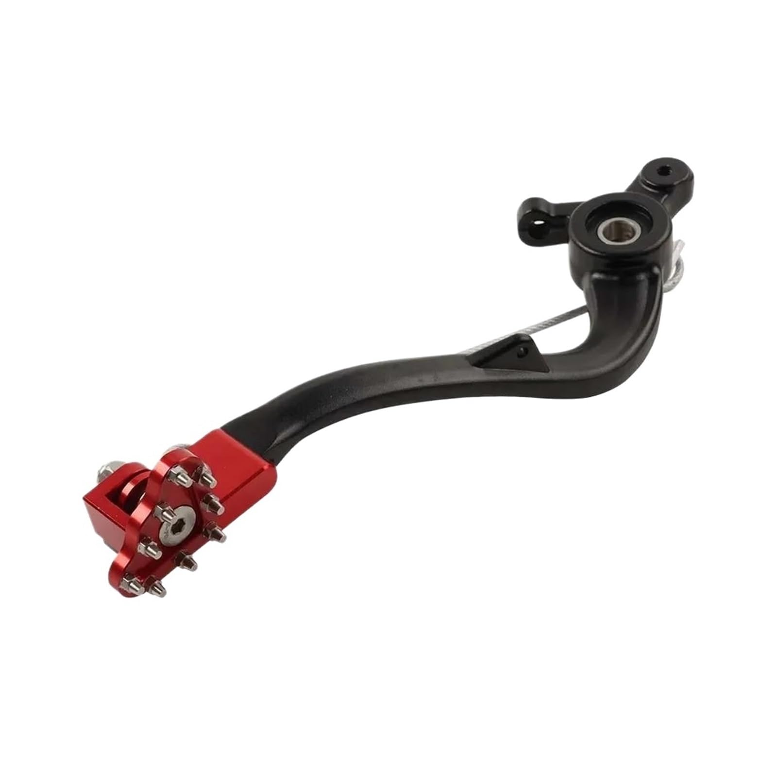 Sgdeydfh Red(No Spring) For 125-500 Xc Xcf Xcw Sx Sxf Exc Excf Tpi 6D 2017 2024 450 Motorcycle Accessories Rear Brake Pedal Lever(Red(No Spring))