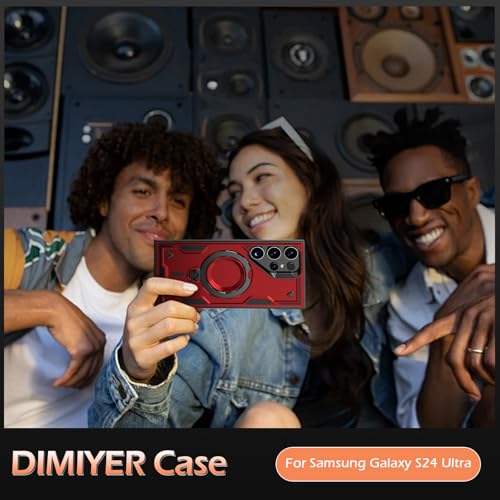 Image of for Samsung Galaxy S24 Ultra Case Magnetic with stand, with Mag-Safe, with Screen Protector, Wireless Charging, Shockproof for Samsung S24 Ultra 5G Phone Case, Ring Holder Cover, for Samsung S24 Ultra