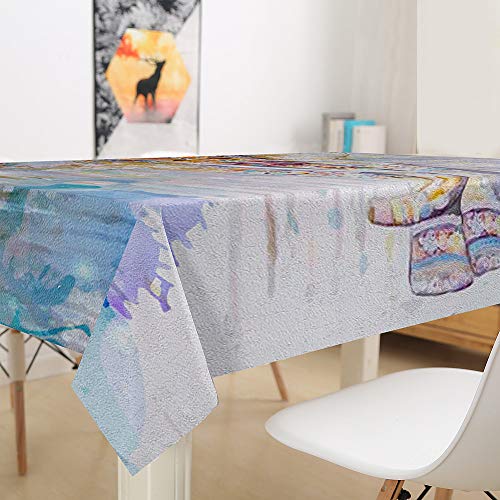 Nappe éléphant aquarelle pour décoration de table conviviale