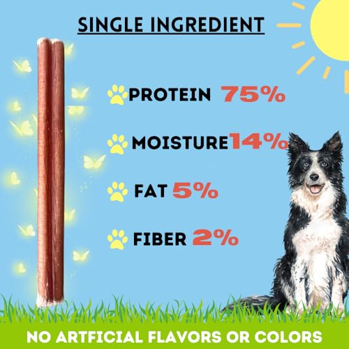Image of BULLYSTICKS & MORE 6 Inch Bully Sticks (Regular - 30 Pack) | Bully Sticks for Medium Dogs | 100% Grass Fed Beef | Dog Parents Choice Bully Stick Dog Chews | No Hide Bully Bones