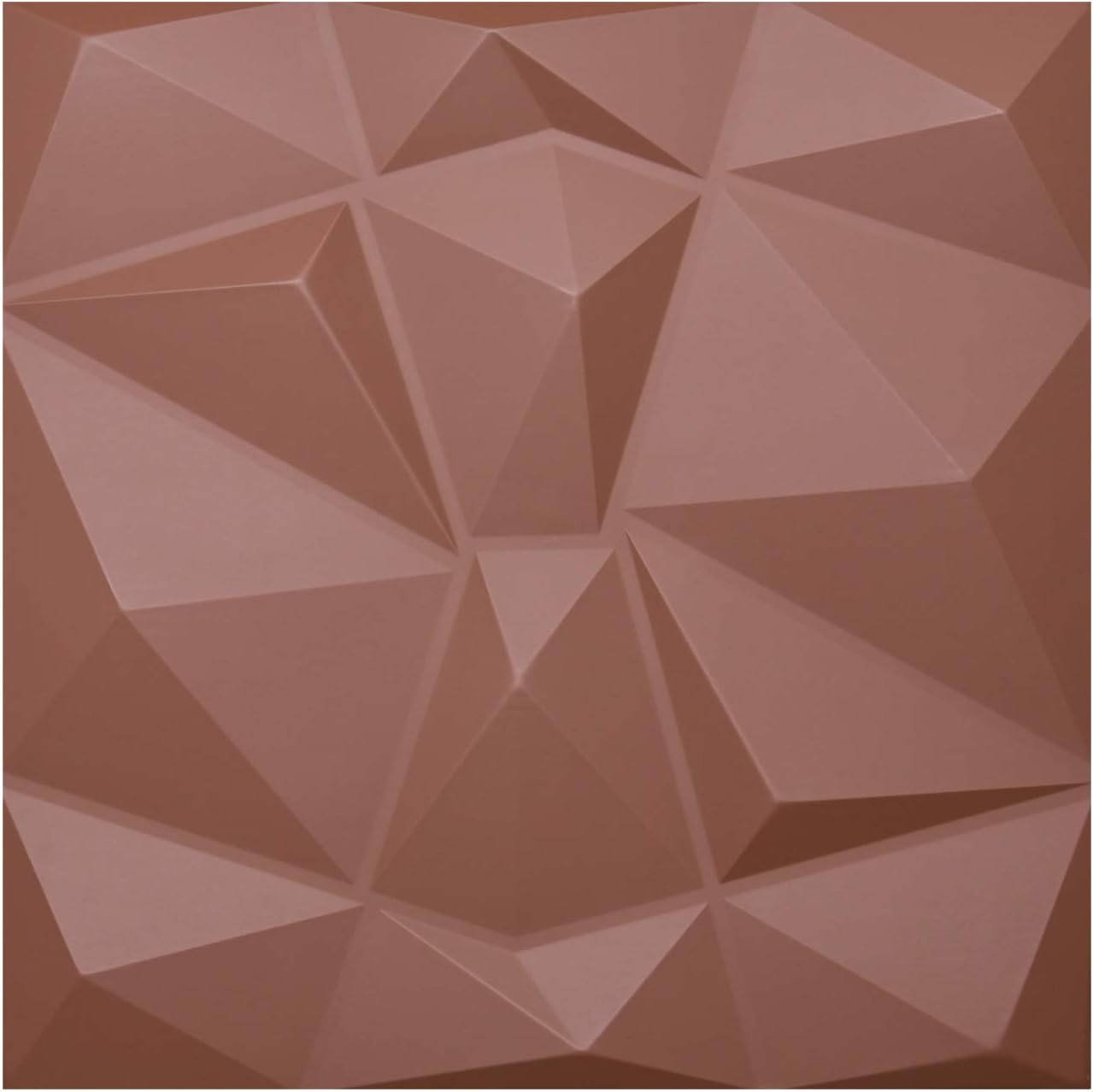 Art3d 3D Leather Tiles Decoartive 3D Wall Panels, Chocolate Diamond 23.6" x 23.6" (6 Pack)
