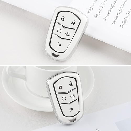 Miniatura 3 de 1797 Funda para llavero para Cadillac XT5 XT4 XT6 CTS ATS CT6 XTS SRX, accesorios para control remoto de automóvil, protector femenino lindo de 5