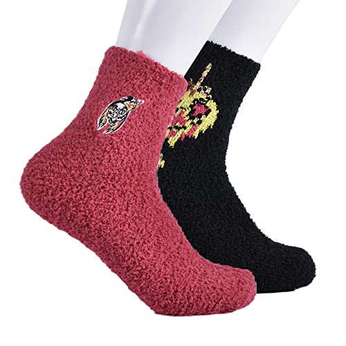 Image of Disney Womens 2-pack Crew Socks, Magenta, 9 11 US