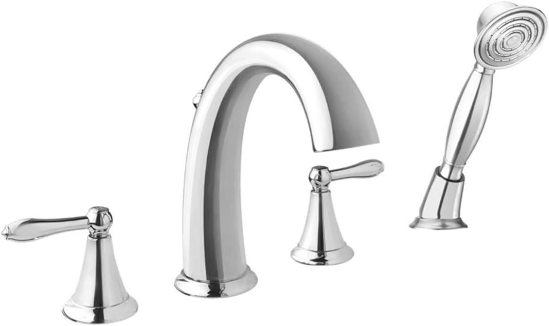 Fontaine Montbeliard 2-handle Roman Tub Faucet with Handheld Shower in Chrome