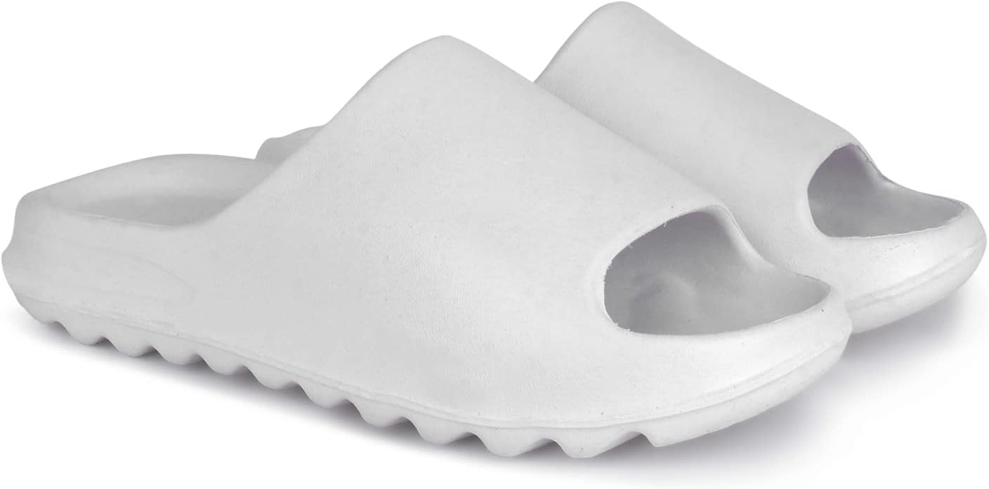 Zig Zag Plain Men's Flip Flops Slides Back Open Household Comfortable Slippers