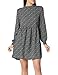 Produktbild JdY Damen JDYPIPER L/S Short Dress WVN NOOS Kleid, Black/AOP:Spectra Yellow & Aquarius Ditsy, 38