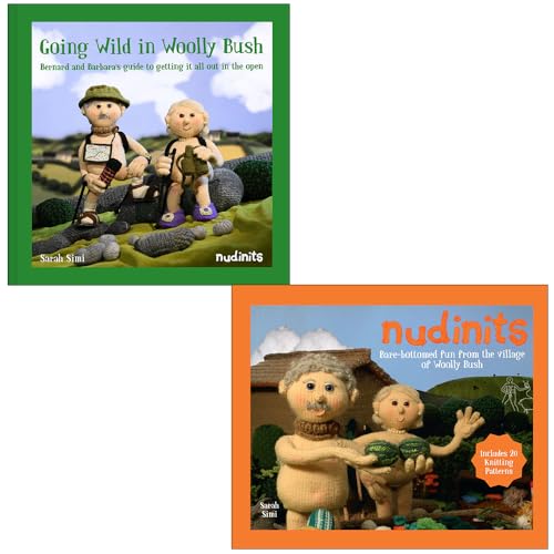  Foblit ltd Set di 2 Libri della Collezione Sarah Simi (Going Wild in Woolly Bush e Nudinits Bare-Bottom Fun dal Villaggio di Woolly Bush)