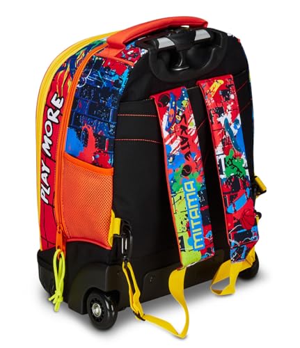 Trolley escolar Mitama Run Urban Game con doble compartimento para niños 6