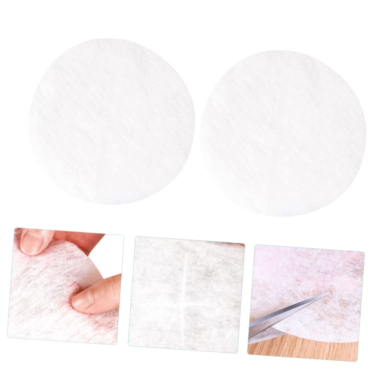 OUNONA 2sets Oil Mat Thicken Non Woven Kitchen Oil Absorbing for Fried Food Pizza Sandwich Easy Clean Up Prevent Sticking Safe and Odorless Baking Sheets 48pcs*2