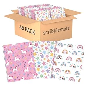 Wide Ruled Spiral Notebook, Bulk &#...