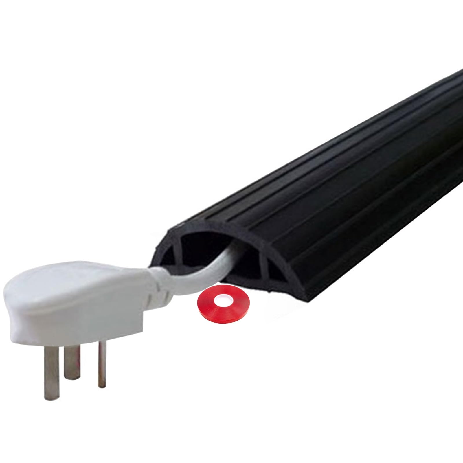 Cubrecable para SueloG OMA Blanda Cortable, Cavidad para Cables Ignífuga Y Aislante, Múltiples Longitudes Disponibles(5m)