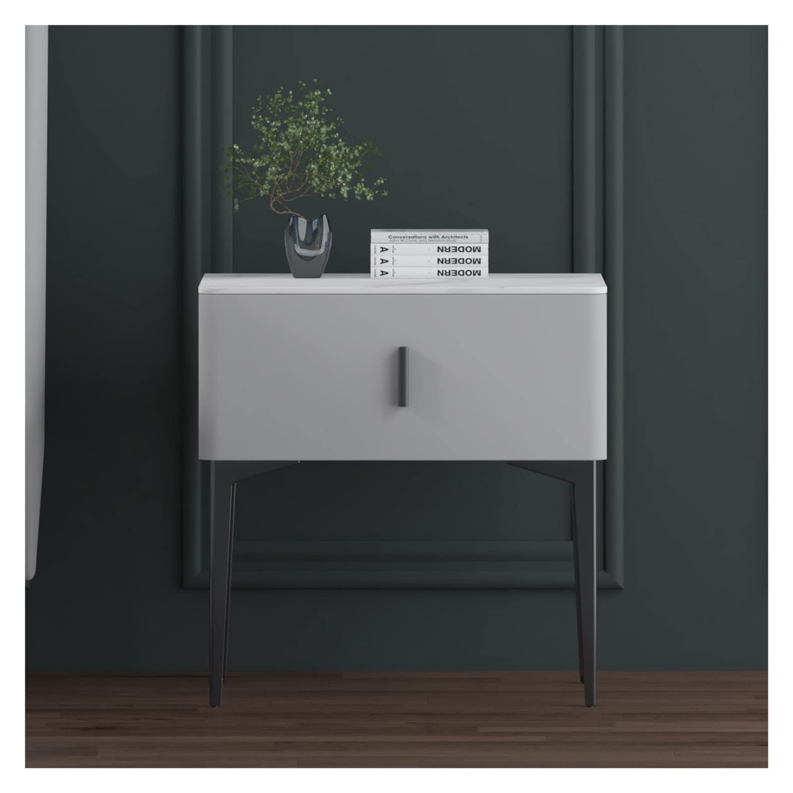 BHGFYXBS Side Tables Bedroom Nordic Fashion Bedside Table Living Room Bedroom Storage Cabinet Marble Countertop Locker With Drawer Bedside Table Bedside Tables,D