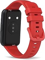 Vista 2 de Paquete de 2 correas deportivas de repuesto de silicona compatibles con Huawei Band 7