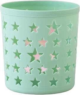 Creative Hollow Stars Pen Pencil Pot Holder Brush Storage Container Desk Organizer Plastic Stationery Pen Holder Office Supplies