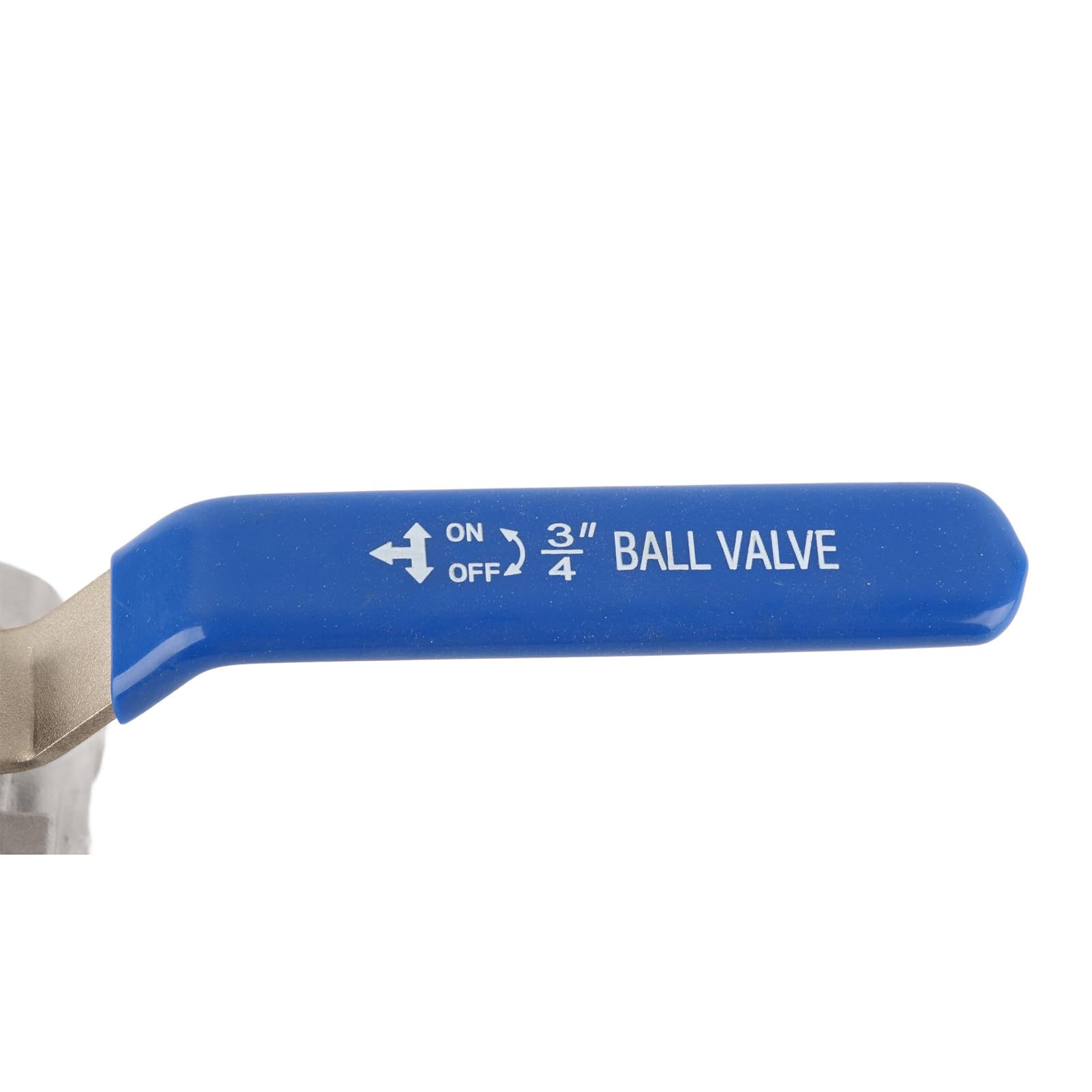 3 Way Ball Valve Stainless Steel 304 - T-Type Female Thread 3/4" DN20 For Water, Oil, Gas With Blue Handle - View #8