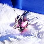 Kshcf-Butterfly-Crystal-Necklace-Chain-Pendant-Necklace-Cute-Sweater-Chain-Double-Butterflies-Pendant-Birthday-Gifts-for-Women