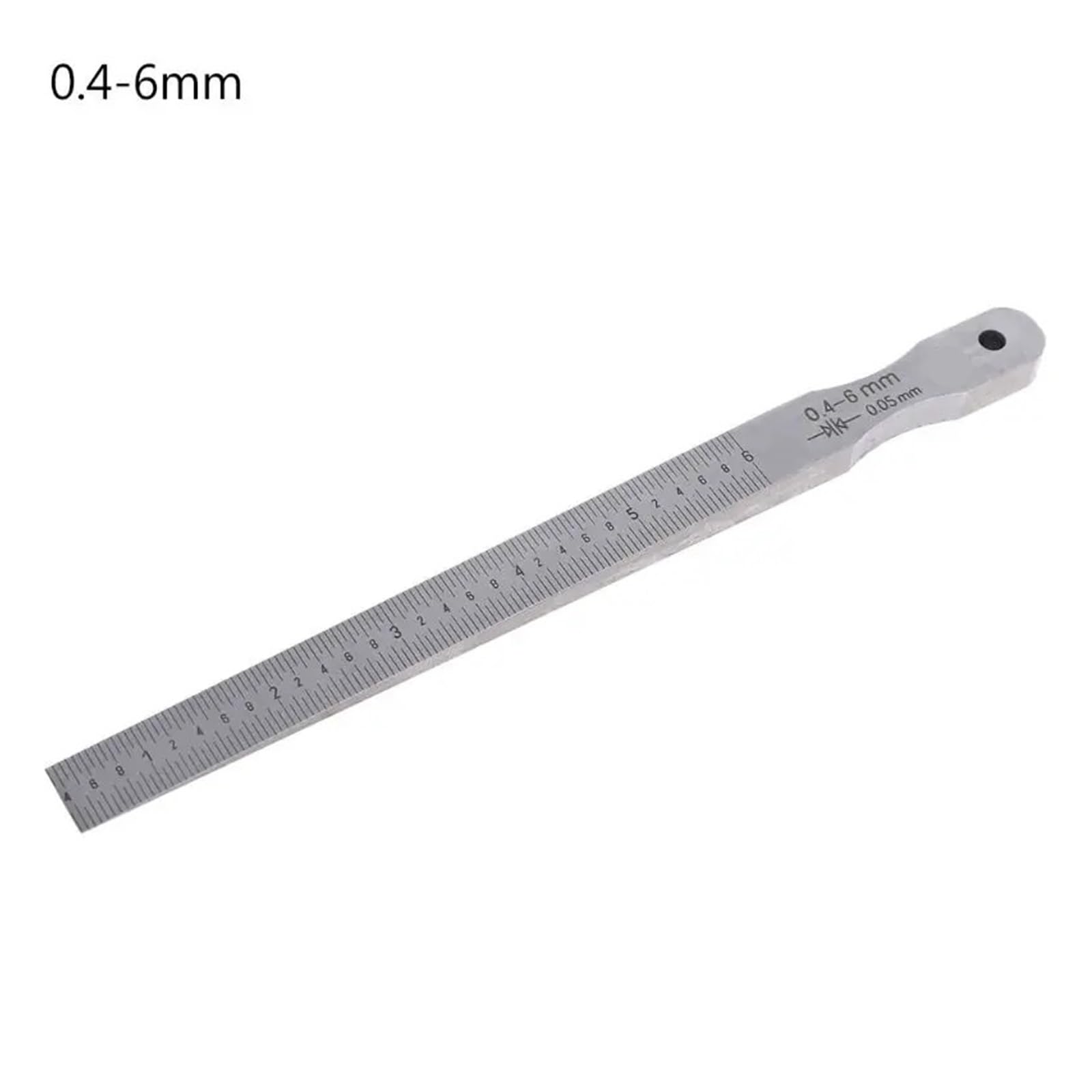 Calibre cónico Calibrador cónico, calibrador de espesores soldadura, herramienta medición agujeros (1-15 mm, 0,5-10,4-6 mm)(0.5-10mm)