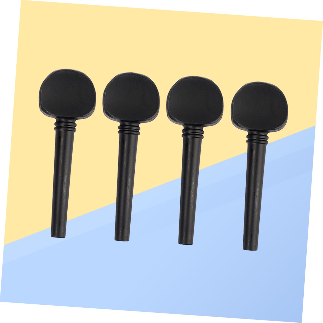 BESPORTBLE Cello Stimmwirbel 4 Stück für 4/4 und 3/4 Cello Selbstjustierend und Präzise Geschliffen Elegantes Vintage Design für Zubehör