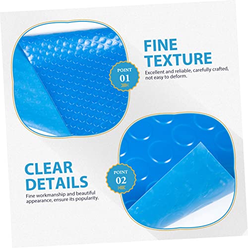 Alfombrilla antideslizante para escalera de piscina azul miniatura 3