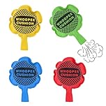 4 Pcs Whoopee Cushion Fart Cushion Bundle - 16cm Prank Cushions for Hilarious Practical Jokes, Fart Noise Trick Toys for Kids & Adults, Perfect Party Bag Fillers & Stocking Fillers