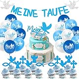【Schöne Kuchendekoration】Meine taufe cake topper bestehen aus hochwertigem glitzerpapier, Jeder cake topper ist exquisit, ob es eine taufe, konfirmation oder kommunion kuchen ist, können sie unsere kuchen topper verwenden. Diese meine taufe cake topper verleihen Ihrer party eine andere atmosphäre.