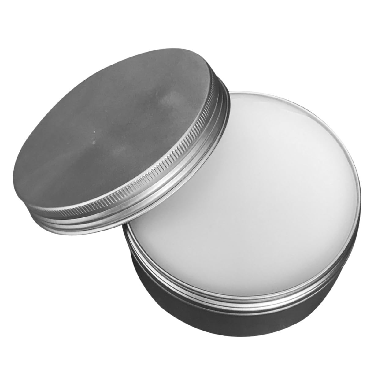 LALAFINA Dark Brown Hardwood Floor Wax Wood Furniture Maintenance Wax Compact Aluminum Box