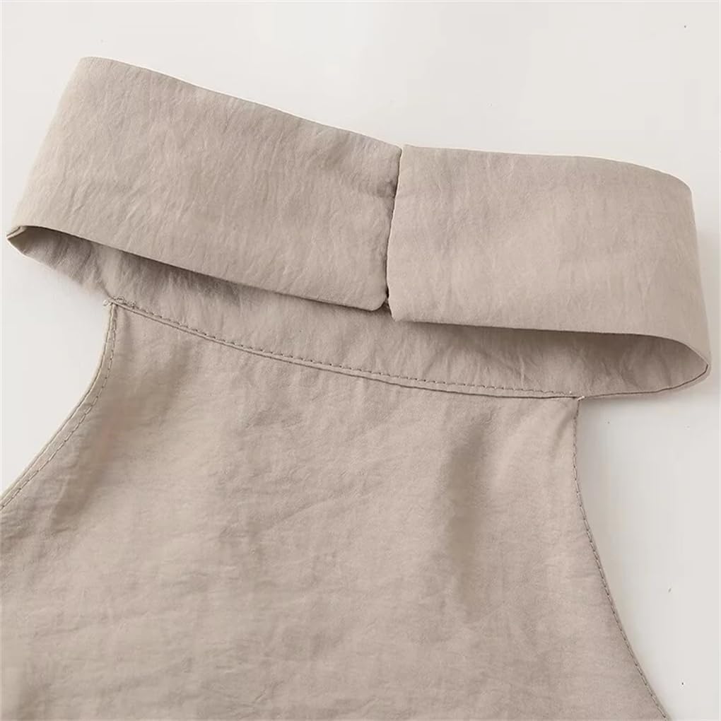 Women's Vintage Backless Sleeveless Top