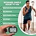 Pedometer Walking Simple 3D Step Counter with Clip and Lanyard, Activities Fitness Tracker Without Smartphone, Accurate Step Tracker for Women, Men, Seniors