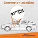 maXpeedingrods Catalytic Converter 674864 for Subaru Forester 2005-2010, for Impreza 2005-2011, for Legacy Outback 2005-2012, for Saab 9-2X 2006 2.5L H4 (EPA Compliant)