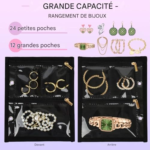 Pochette à bijoux originale, le cadeau idéal pour femmes et jeunes filles ordonnées
